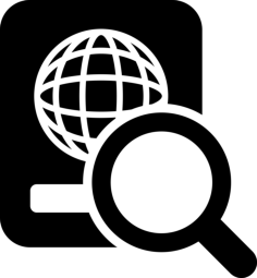 Passport Check Sticker Outline Svg File, Free Vectors File